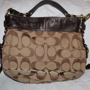 Coach Signature Zoe Hobo Bag